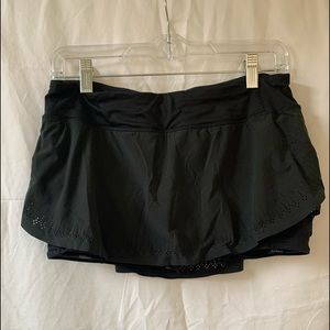 Black Lululemon Tennis Skort